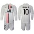 Camisola Paris Saint-Germain Neymar JR 10 Criança Equipamento Segundo 2021-2022 Manga Comprida
